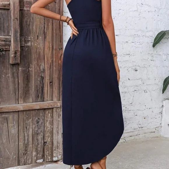 SHEIN Long Navy Dress - Picture 6 of 6
